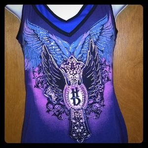 Harley Davidson Strappy Tank Sz L fits S to M